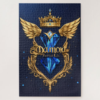 Diamond Logo Puzzel | Luxe Kristal Diamanten Legpu