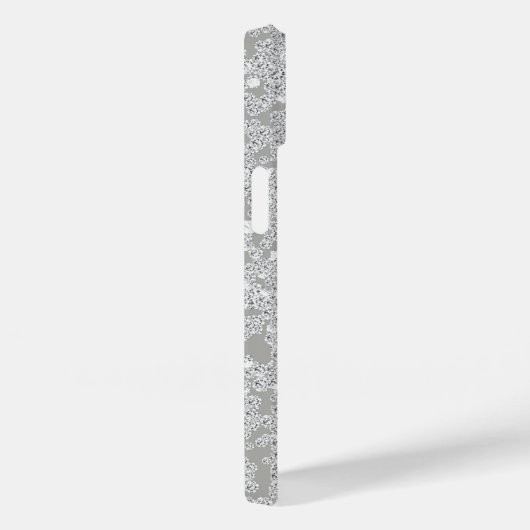 Diamond Look Goud Metaal Gepersonaliseerde Glam Case-Mate iPhone Case (Achterkant / Rechts)