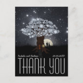 Diamond Love Tree - Huwelijk Dank u Briefkaart (Voorkant)