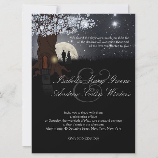 Diamond Love Tree Kaart (Achterkant)