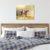 Diamond, met Dennis Fitzpatrick Up, 1799 (olie op Canvas Afdruk (Insitu (Slaapkamer))