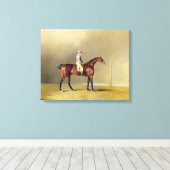 Diamond, met Dennis Fitzpatrick Up, 1799 (olie op Canvas Afdruk (Insitu (Houten vloer))