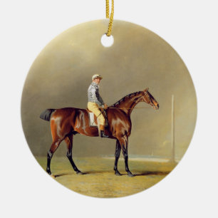 Diamond, met Dennis Fitzpatrick Up, 1799 (olie op Keramisch Ornament