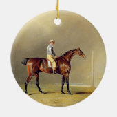 Diamond, met Dennis Fitzpatrick Up, 1799 (olie op Keramisch Ornament (Achterkant)