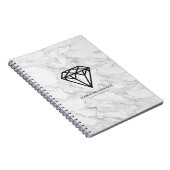 Diamond met Marmer Notitieboek (Rechterzijde)