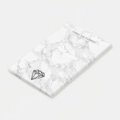 Diamond met Marmer Post-it® Notes (Schuin)