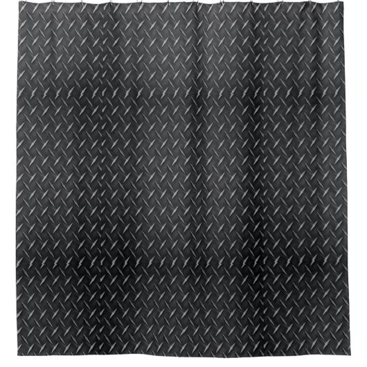Diamond Metal Bord douchegordijn (Voorkant)