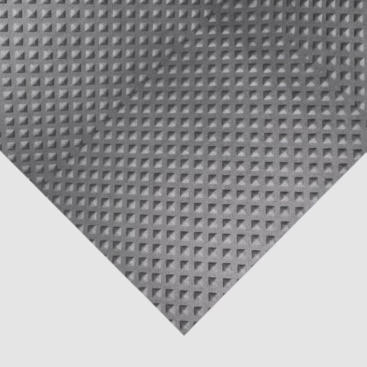 Diamond Metal Bord - Zilver Tissuepapier (Detail)