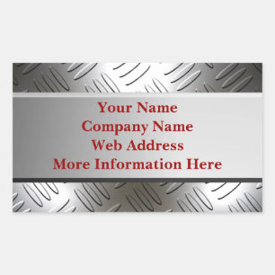 Diamond Metal Let Bord Stickers