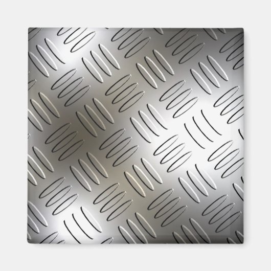 Diamond Metal Look Bord Magnet (Voorkant)