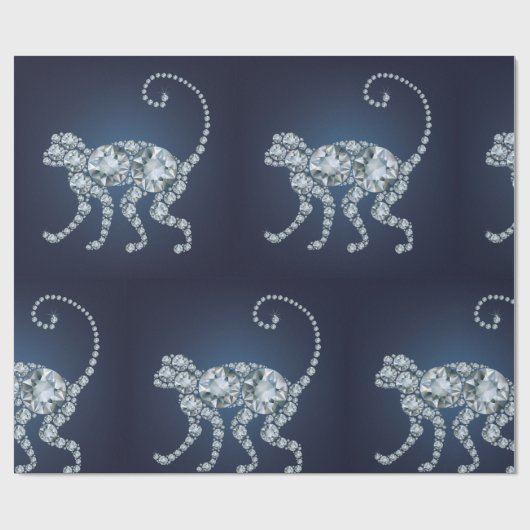Diamond Monkey Cadeaupapier (Vlak)