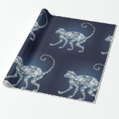 Diamond Monkey Cadeaupapier (Uitgerold)