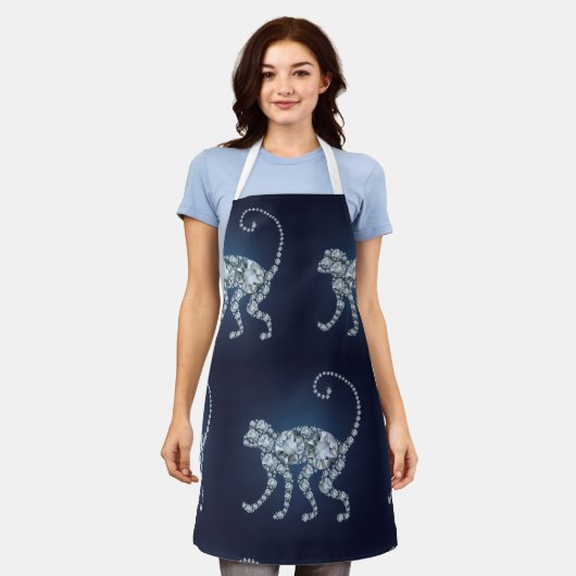 Diamond Monkey Schort (Gedragen)