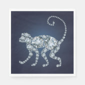 Diamond Monkey Servet (Voorkant)