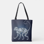 Diamond Monkey Tote Bag (Achterkant)