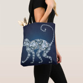 Diamond Monkey Tote Bag