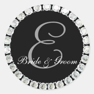Diamond monogram E aanpasbaar zegel