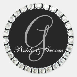 Diamond monogram G aanpasbaar zegel