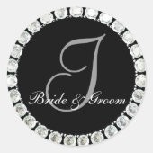 Diamond monogram I aanpasbaar zegel (Voorkant)