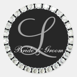 Diamond monogram L aanpasbaar zegel