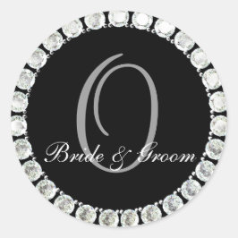 Diamond monogram O aanpasbaar zegel