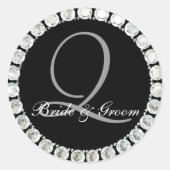 Diamond monogram Q aanpasbaar zegel (Voorkant)