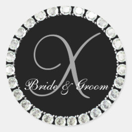 Diamond monogram X aanpasbaar zegel