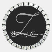 Diamond monogram Z aanpasbaar zegel (Voorkant)