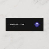 Diamond Moon-logo Mini Visitekaartje (Voorkant)