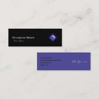 Diamond Moon-logo Mini Visitekaartje
