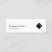 Diamond Moon-logo Mini Visitekaartje (Voorkant)