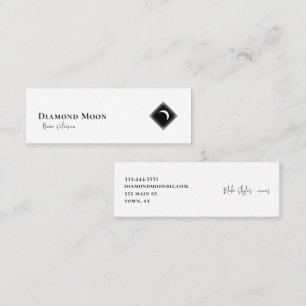 Diamond Moon-logo Mini Visitekaartje