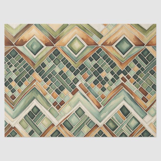 Diamond Mosaic Harmony Tissuepapier (Voorkant)