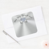 Diamond Naam Tag Stickers voor 60th Jubileum (Envelop)