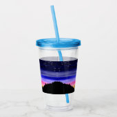 Diamond Night Acryl Tumbler Drinkbeker (Links)