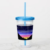 Diamond Night Acryl Tumbler Drinkbeker (Voorkant)