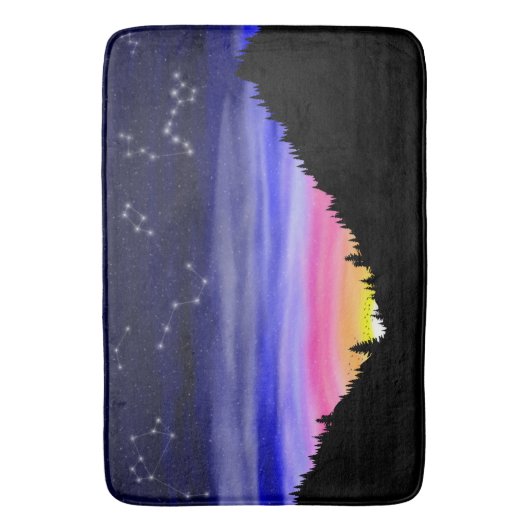 Diamond Night Badmat (Voorkant Verticaal)