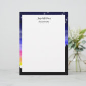 Diamond Night Briefhoofd (Staand voorkant)