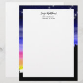 Diamond Night Briefhoofd (Voorkant / Achterkant)