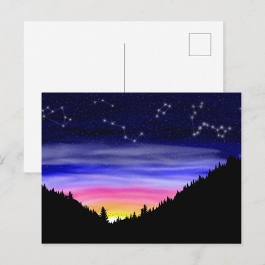 Diamond Night Briefkaart (Voorkant / Achterkant)