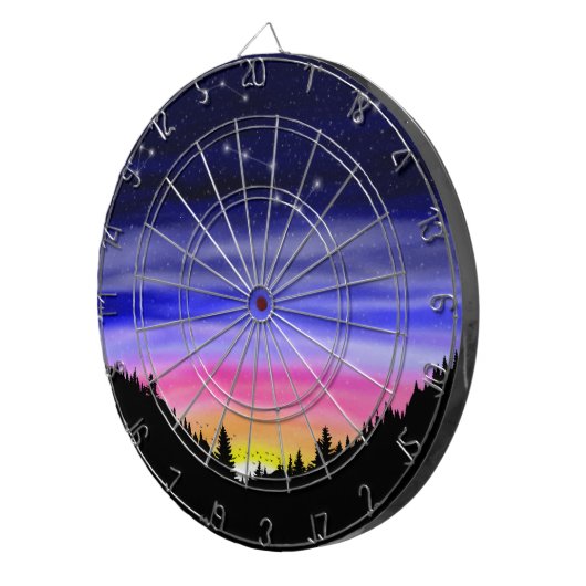 Diamond Night Dartbord (Voorkant Rechts)