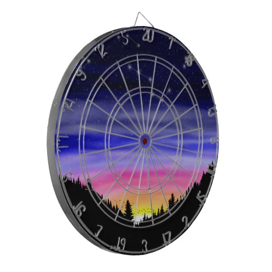 Diamond Night Dartbord (Voorkant Links)