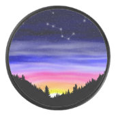 Diamond Night Hockey Puck (Voorkant)