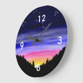 Diamond Night Large Clock Grote Klok (Hoek)