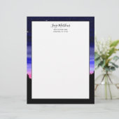 Diamond Night Letterhead Briefhoofd (Staand voorkant)