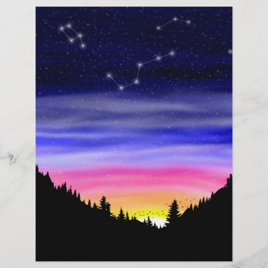 Diamond Night Letterhead Briefhoofd (Achterkant)