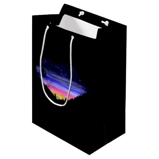 Diamond Night Medium Gift Bag Cadeauzakje (Voorkant Gekanteld)