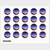 Diamond Night Ronde Sticker (Vel)