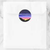Diamond Night Ronde Sticker (Tas)