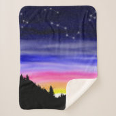 Diamond Night Sherpa Deken (Voorkant)